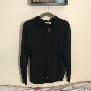 Comfy Black Zip Up